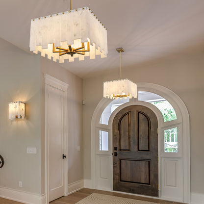Viviana 8 Light Chandelier Rubbed Brass