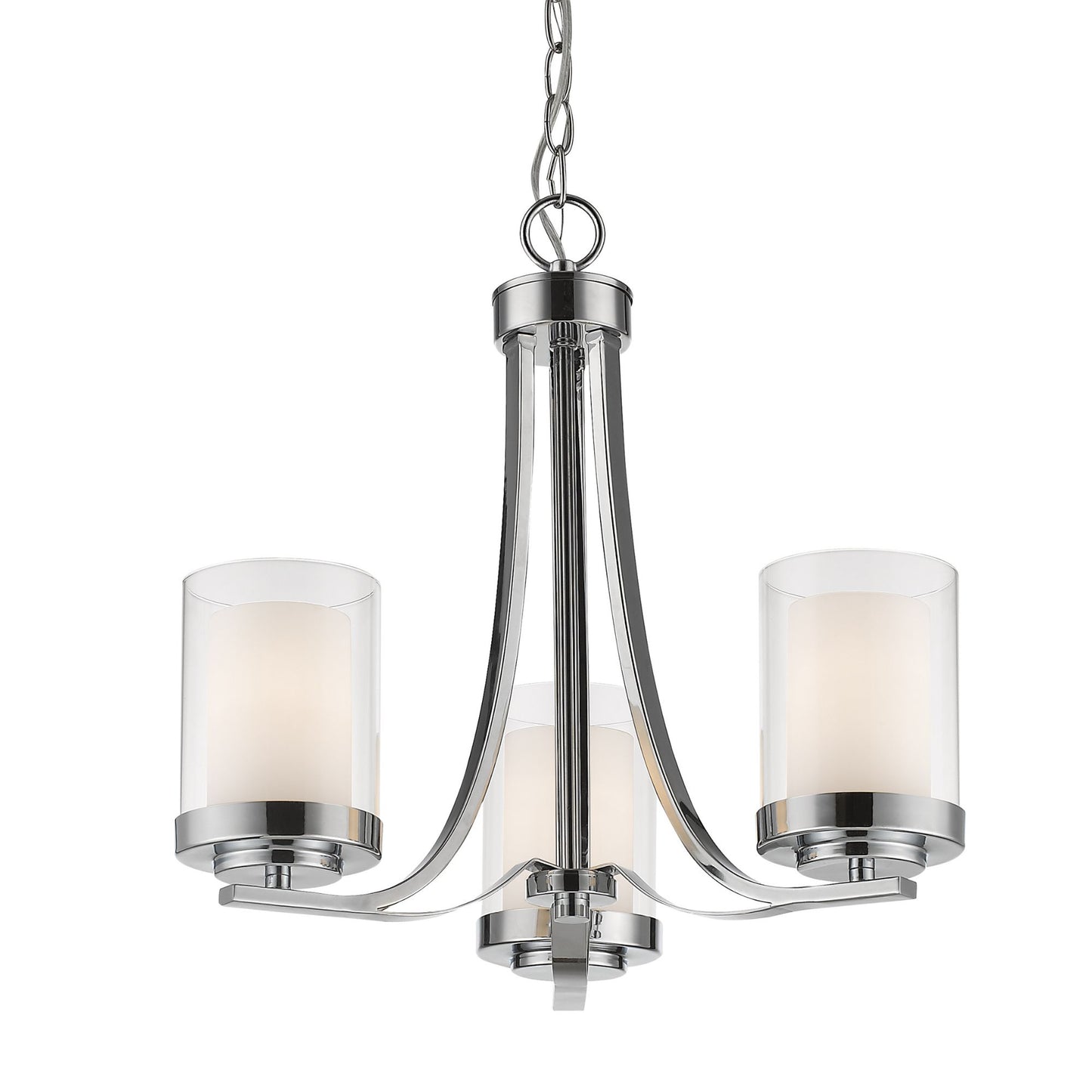 Willow 3 Light Chandelier Chrome
