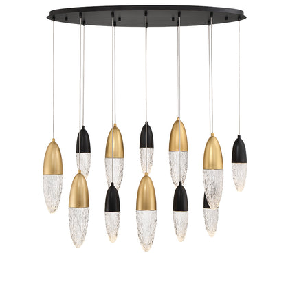 Ecrou 12-Light 44" Linear Chandelier