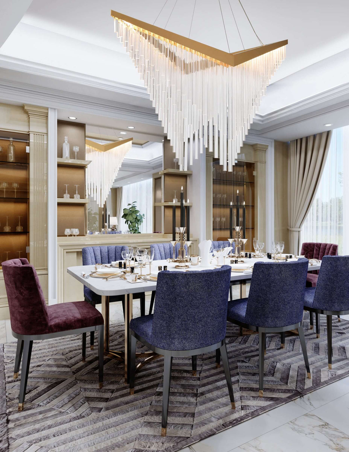 Vivien 60" Integrated LED Grand Chandelier