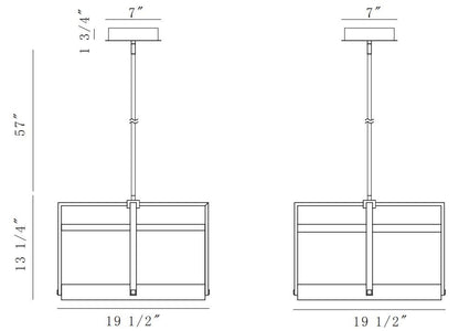 Tye 20" Integrated LED Chandelier