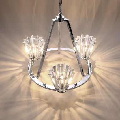 Ricca 3-Light 29" Pendant Chandelier
