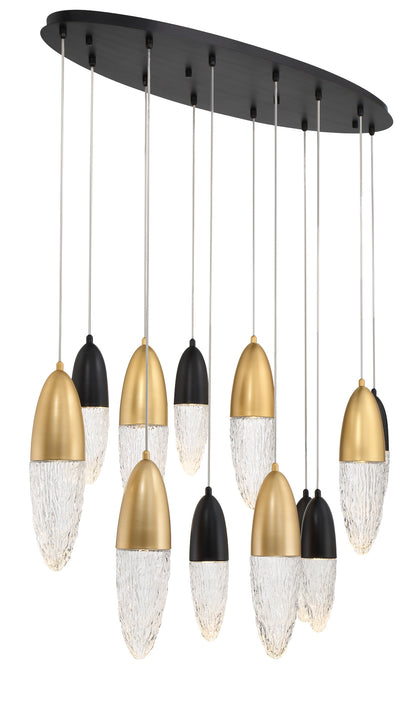 Ecrou 12-Light 44" Linear Chandelier