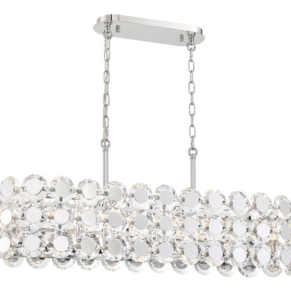 Perrene 8-Light 40" Linear Chandelier
